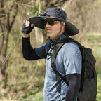 Ultimate Outdoor Sun Hat with Rechargeable LED and Wide Brim