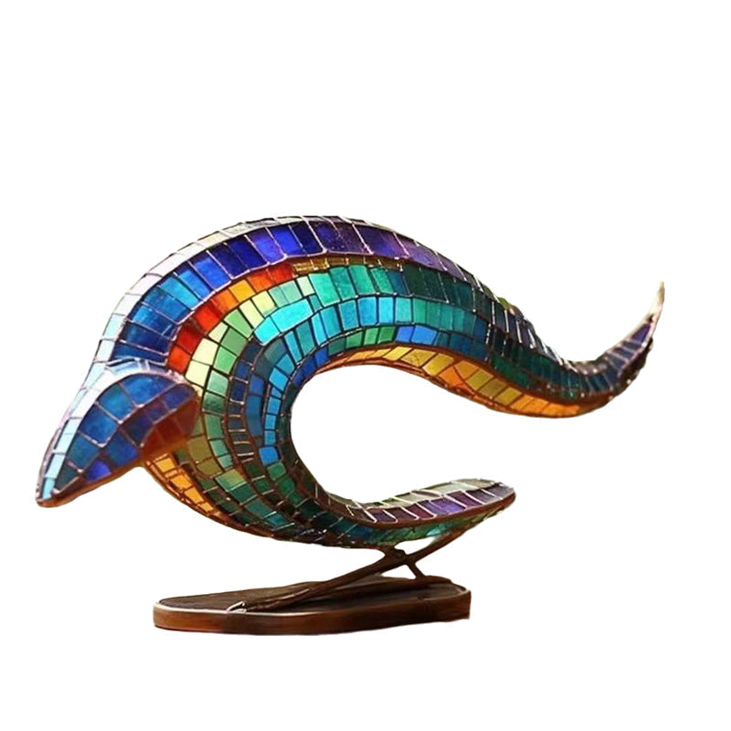 Wildlife Art with Base Wild Animal Desktop Decorations