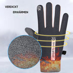 Waterproof finger touchscreen gloves, non-slip and cold-resistant