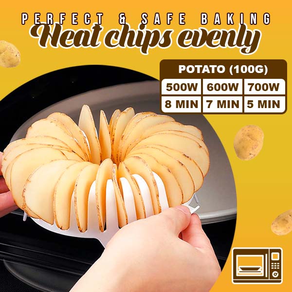 Homemade Potato Chips Microwave Bowl
