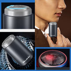 Compact, washable electric razor