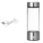 Water bottle for hydrogen generation