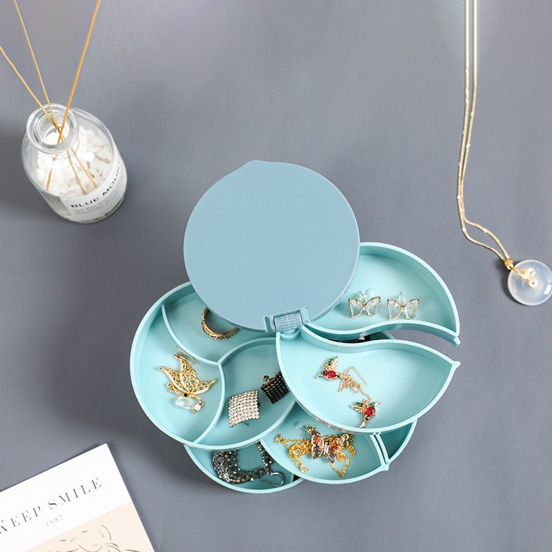 Jewelry Box - 360° Rotating Storage Box for Jewelry, Maximum Protection and Organization