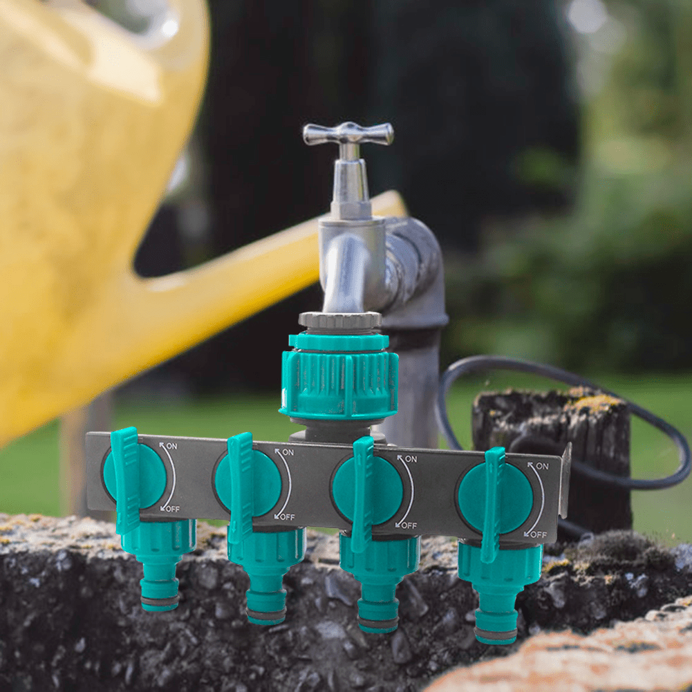 way garden hose distributor - Adjustable tap adapter