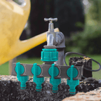 way garden hose distributor - Adjustable tap adapter