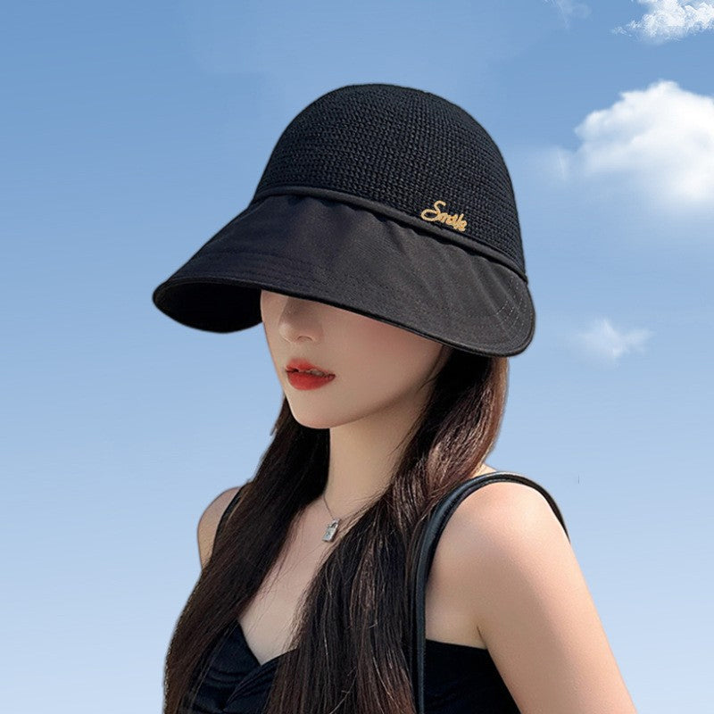 Women's sun hat with wide brim
