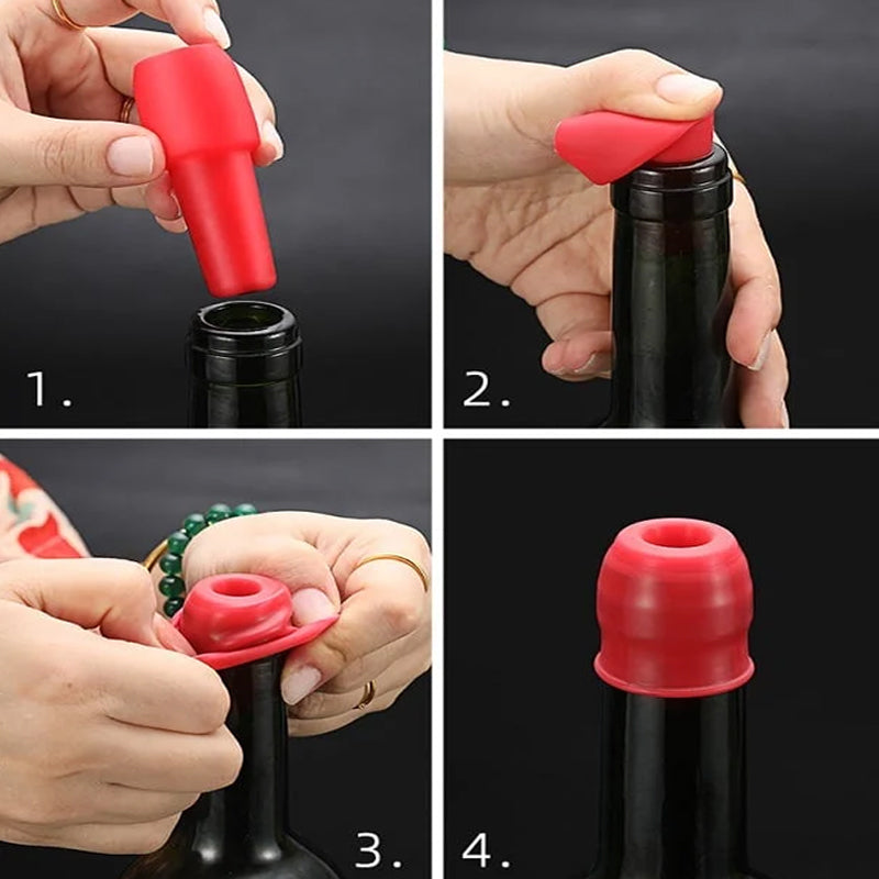 reusable sparkling wine bottle stopper