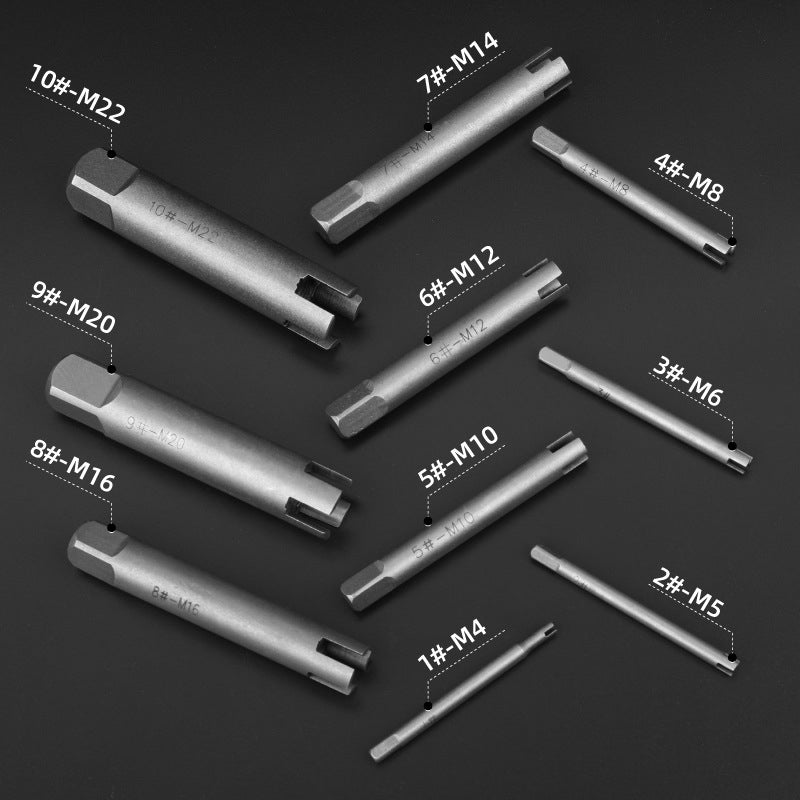 Multifunctional Set for Removing Damaged Screws