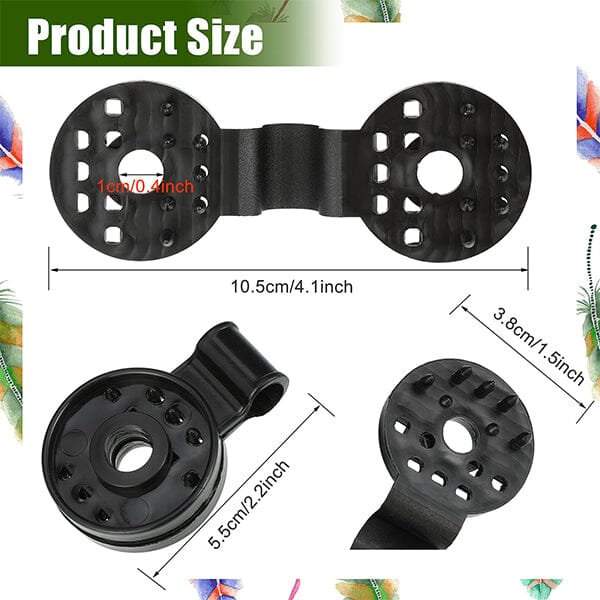 Shadow fabric plastic clips