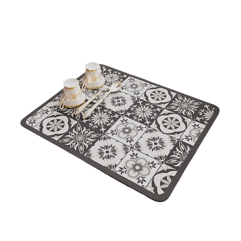 Retro Quick-drying Water-repelling Mat for Kitchen-Bar-Countertops