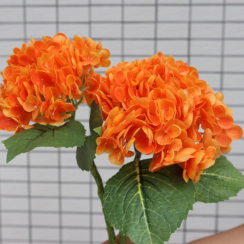 Artificial Hydrangea Flowers Outdoors