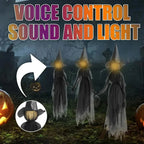 Glowing Hand-Holding Halloween Witch Decor