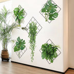 Plant stickers - Illusion of realistic plants - Decorate in style