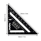 7/12 inch triangle carpenter square