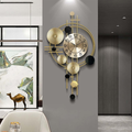 Large Modern Metal Wall Clock for Living Room