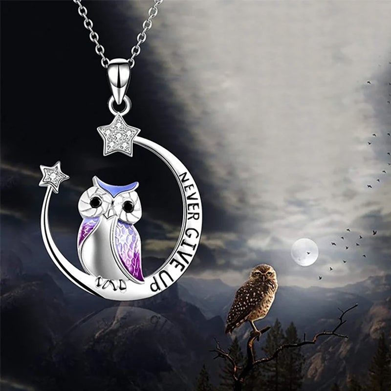 Never Give Up Inspirational Necklace