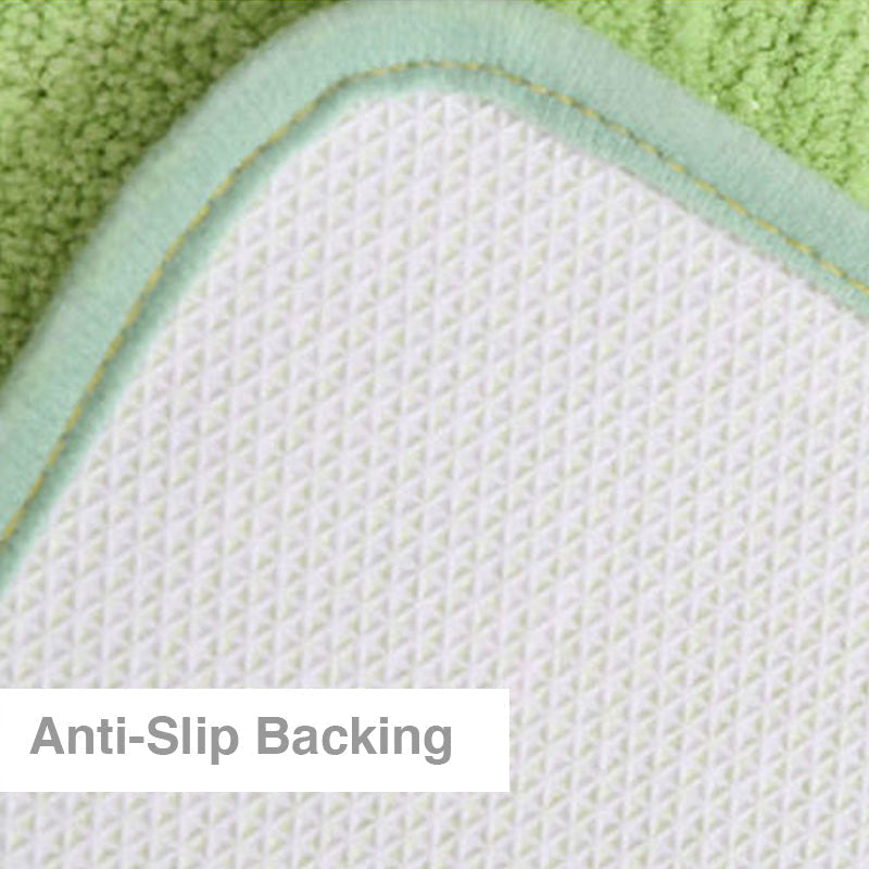 Feblilac Solid Color Tufted Bath Mat, Multiple Sizes Bath Mat, Pure Non-Slip Bath Mat