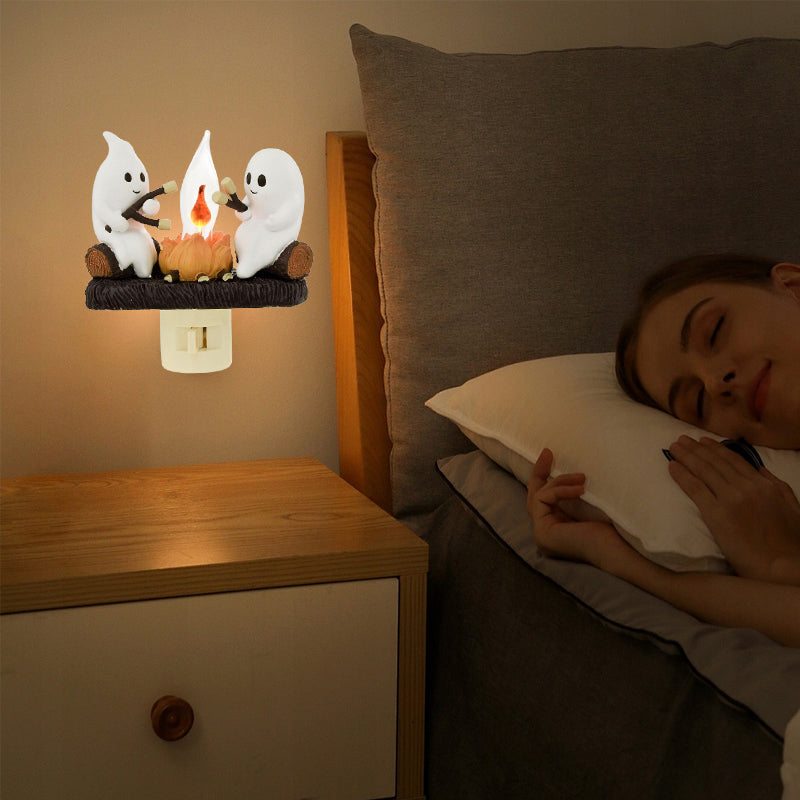 Ghost Bonfire Blinking Night Light