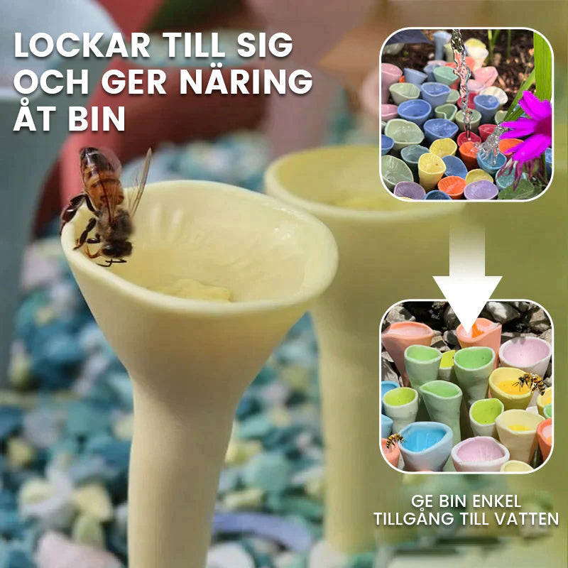 Drinking cup for bees and insects