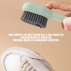 Household brush with soft bristles