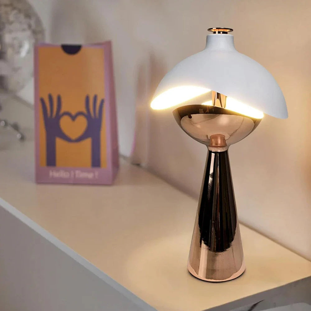 LumiDome Sculpted Table Lamp
