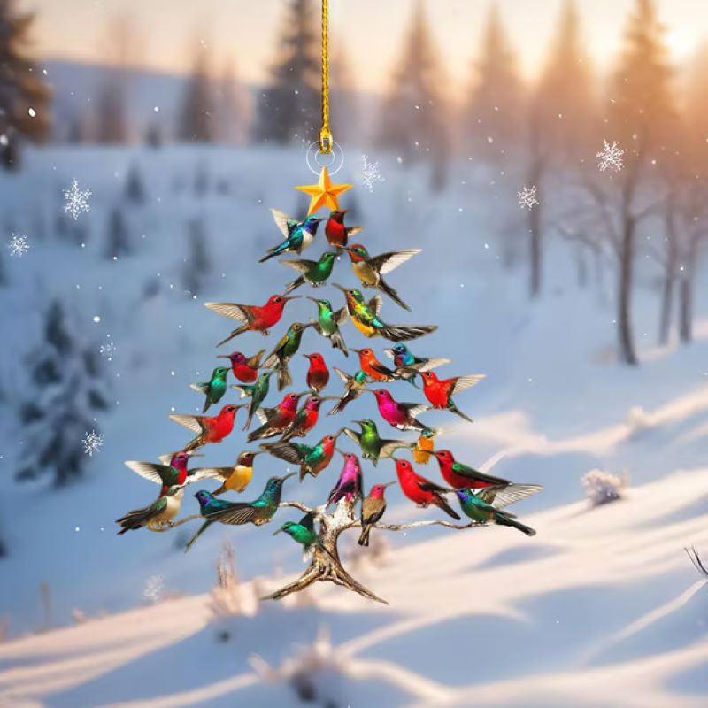 Hummingbird Christmas Decoration