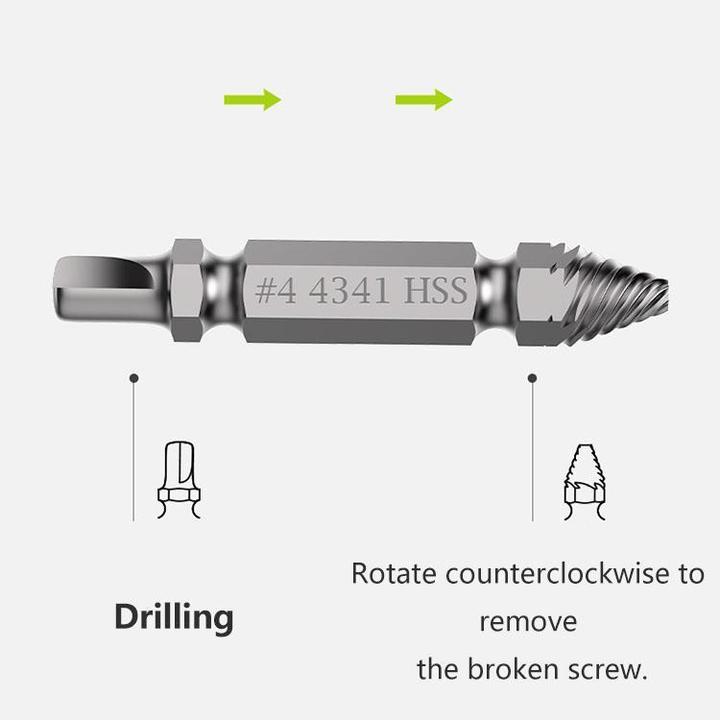 Screw extractor (4 pcs./5 pcs./6 pcs.)