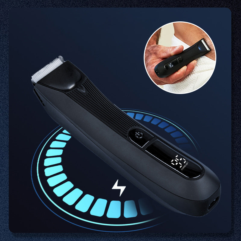 Full body washable hair clipper with light