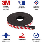 Self-adhesive magnetic tape