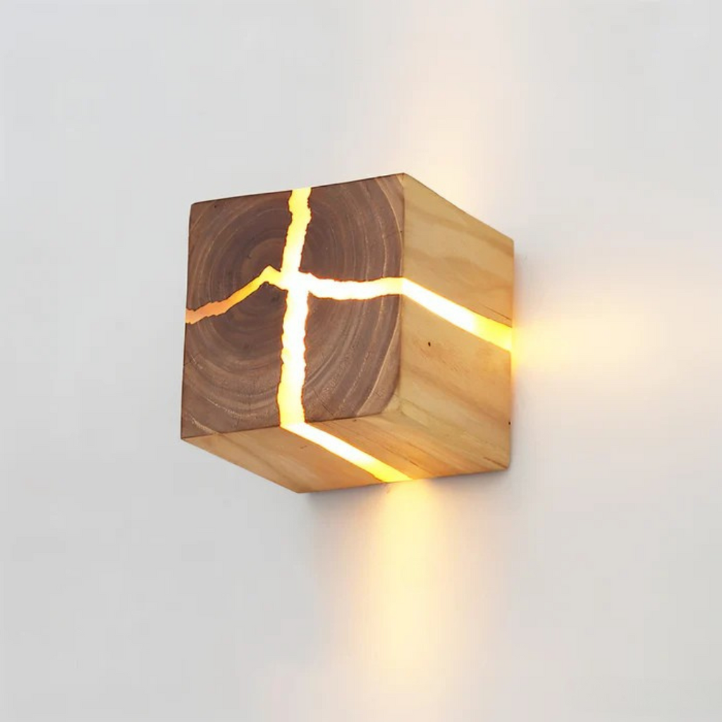 Wooden LED Wall Lamp | Stylish Wall Lamp Indoor