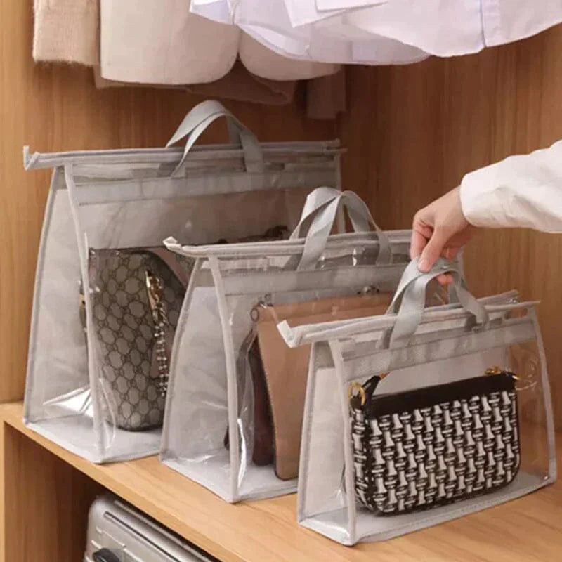 Transparent moisture-resistant dust bag