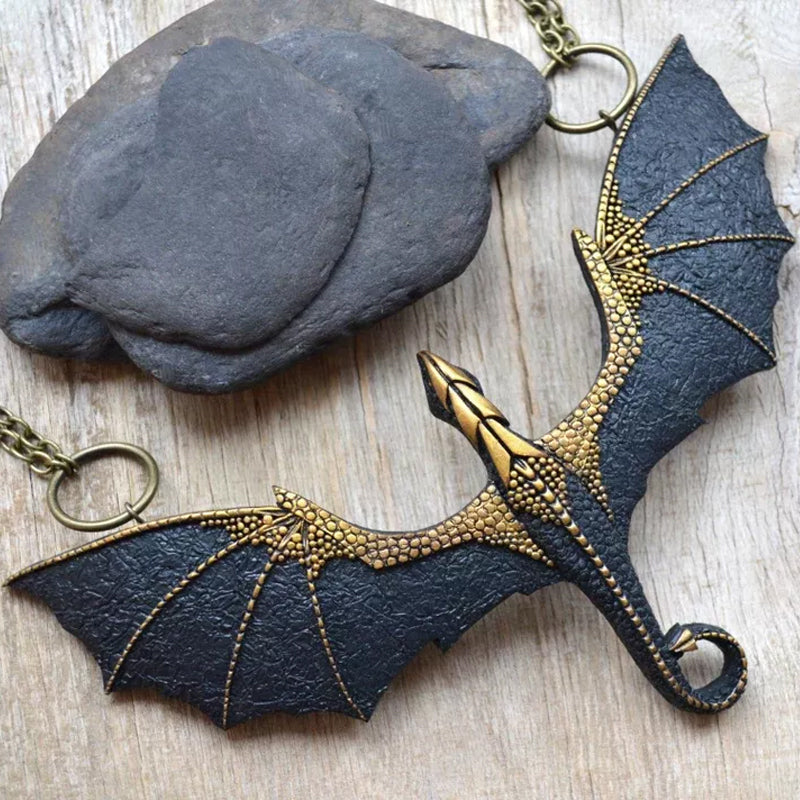 Flying Dragons Necklace