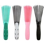 Detangling brush for curly hair