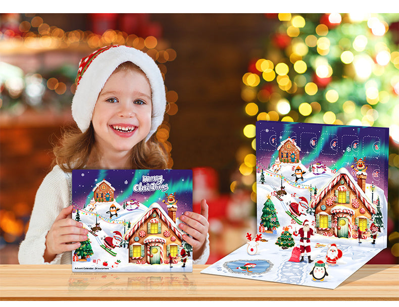 Christmas DIY Crystal Santa Blind Box Jewelry
