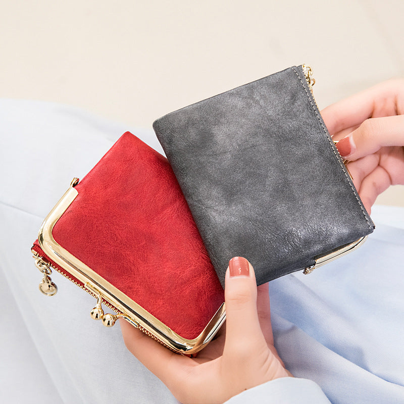 Mini Fashion Women's Square Short Wallet