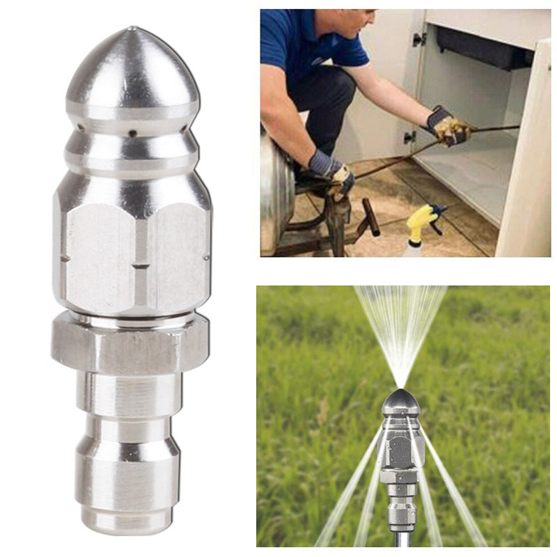 High-performance pipe cleaning and blockage attachment