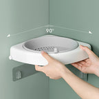 Bathroom Corner Rotating Shelf