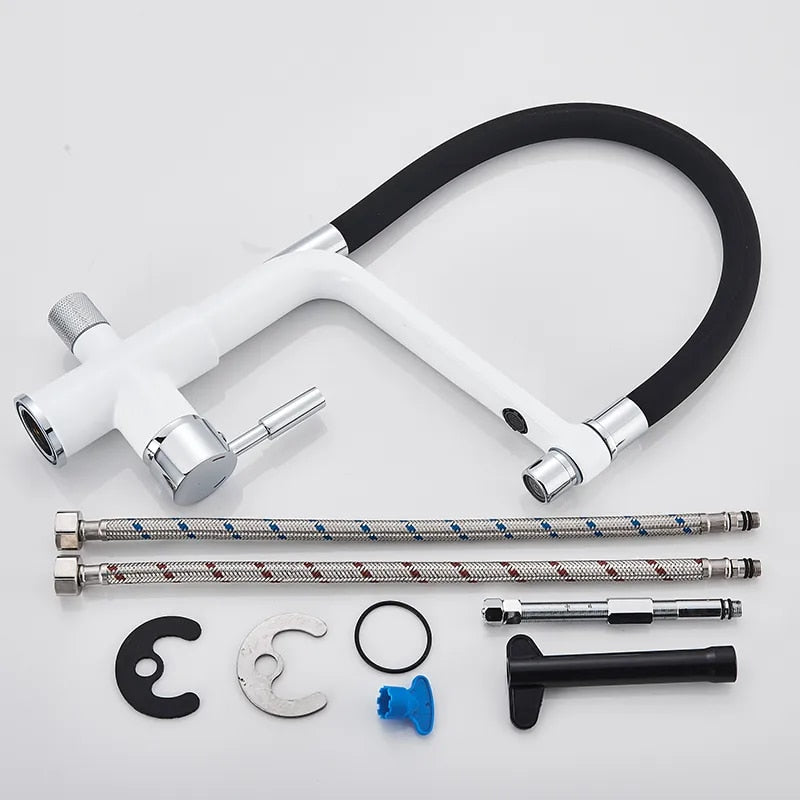 Double Outlet Drinking Water Faucet Filtered Kitchen Faucets