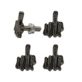 Funny Metal Finger Bolts (4 pieces)
