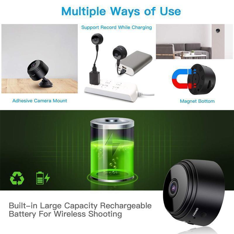 1080p Magnetic WiFi Mini Camera-RV Trailer Rear View Camera