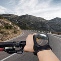 Rearview mirror safety strap for bicycle