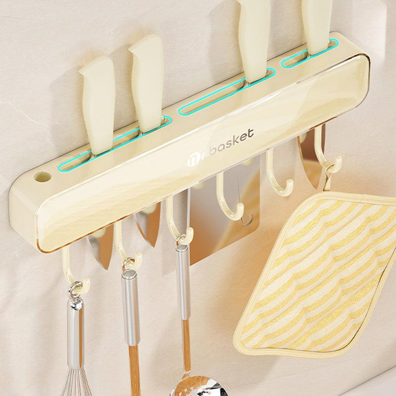 Multifunctional Wall Mounted Knife Storage Shelf