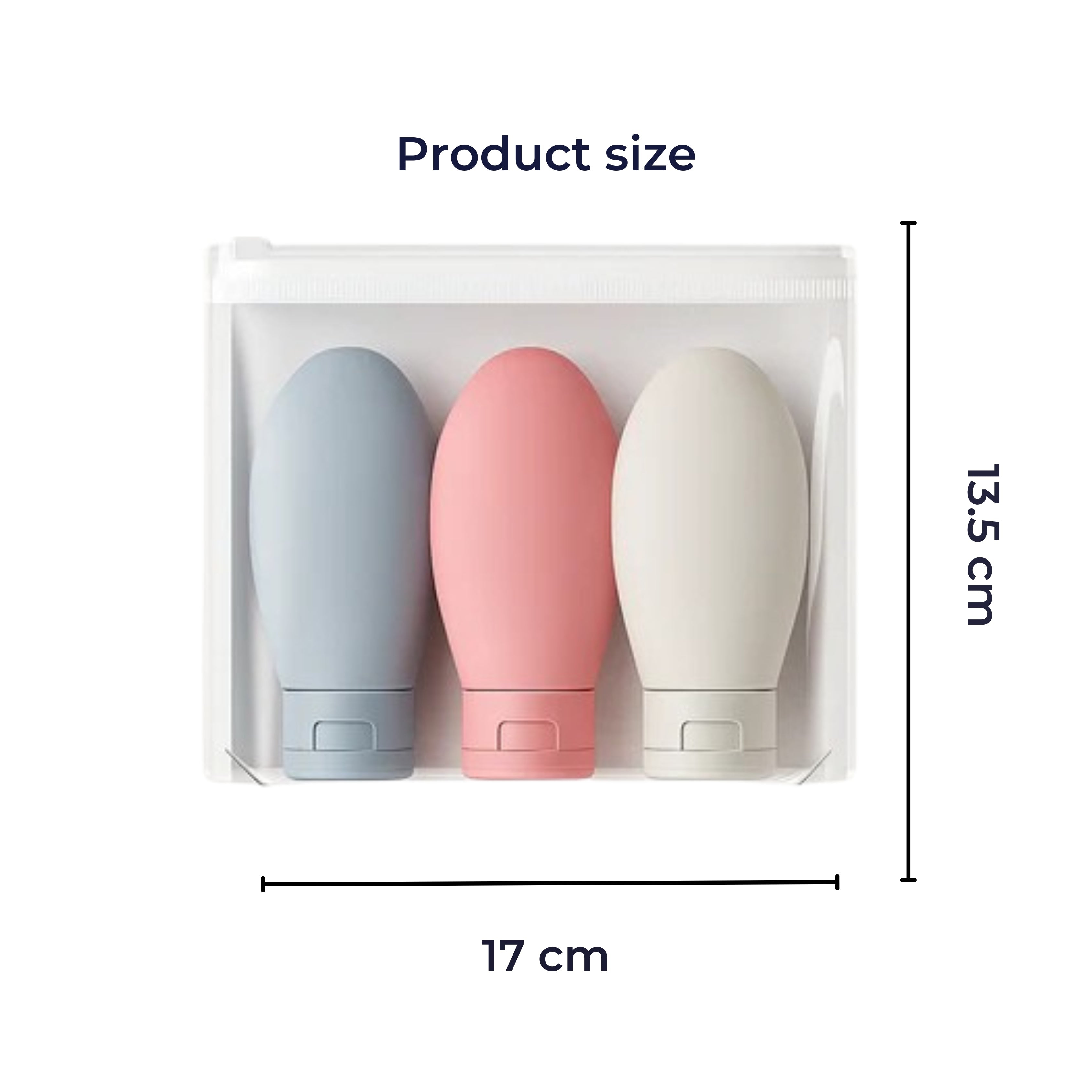 Leak-Proof Silicone – 60 ml Refillable – Ideal for Carry-On Trips