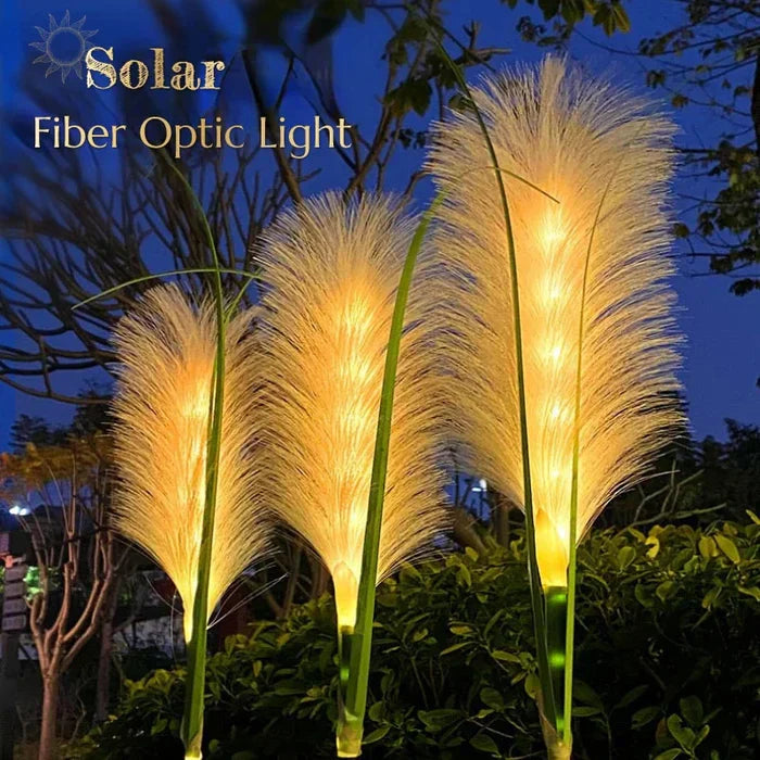 Decorative Rattan Garden Lighting – Solar Lamp in Grass Design for Outdoor Use