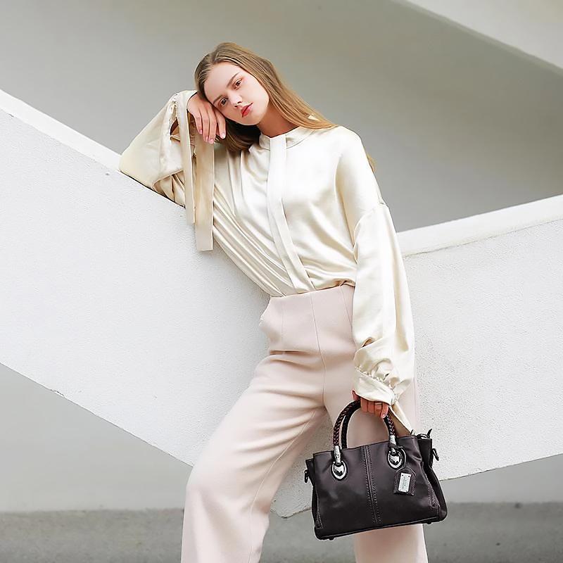 Boston Leather Handbag for Women