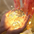 Golden Leaf Fairy Lights