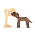 Animal Lover Wooden Sculpture Table Decoration