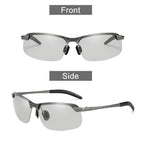 Polarized color-changing sunglasses