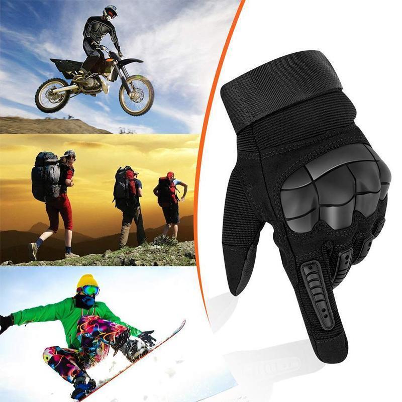 Military tactical gloves with full fingers
