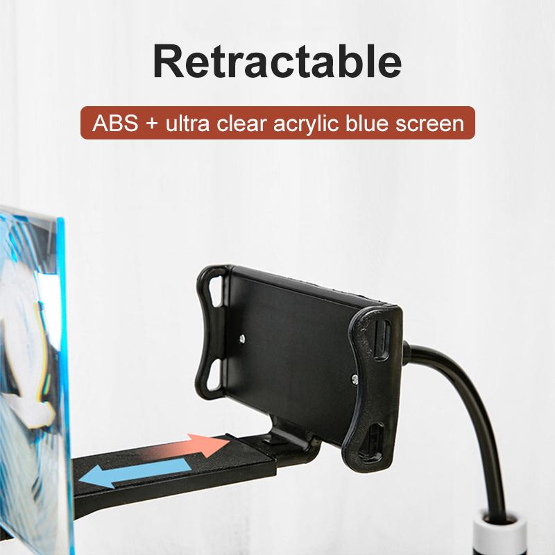 Universal 3D Screen Magnifier Phone Holder